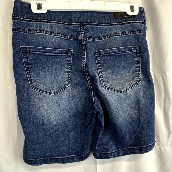 Dkny Jeans Bermuda Shorts  Small Denim pull-on stretch women's blue - Picture 5 of 11